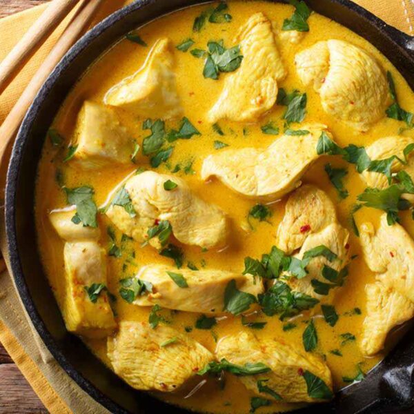 401 Pollo con curry giallo - Yellow curry chicken - Poulet au curry jaune